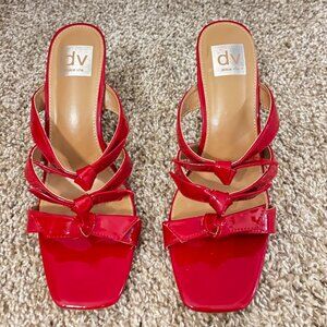Dolce Vita Strappy Red Heels